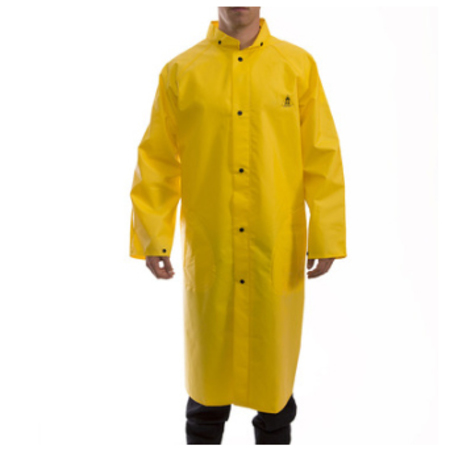 TINGLEY Durascrim C56207 Yellow Flame Resistant Pvc On Polyester Raincoat,  C56207.XL